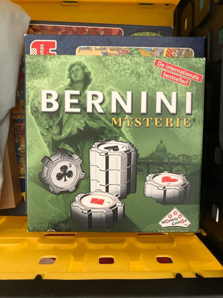Bernini Mysterie bordspel, Hobby en Vrije tijd, Gezelschapsspellen | Bordspellen, Drie of vier spelers, Ophalen of Verzenden, Gebruikt