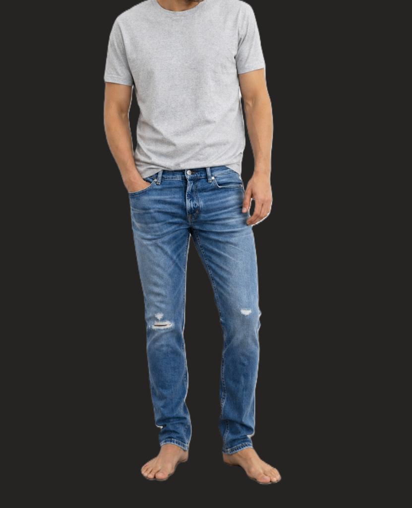 Premium denim 7 For All Mankind “Ronnie”maat 34, 7 For All Mankind, Blauw, Ophalen of Verzenden, Zo goed als nieuw