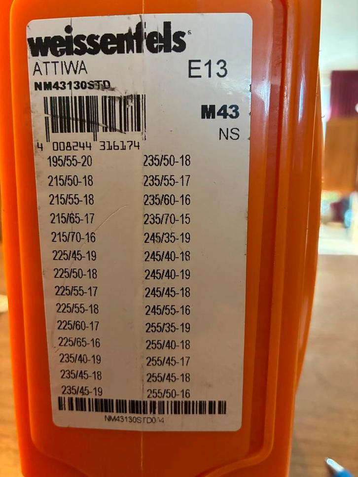 Nieuwe Weissenfels Clack & Go sneeuwkettingen M43, Auto diversen, Sneeuwkettingen, Nieuw, Ophalen