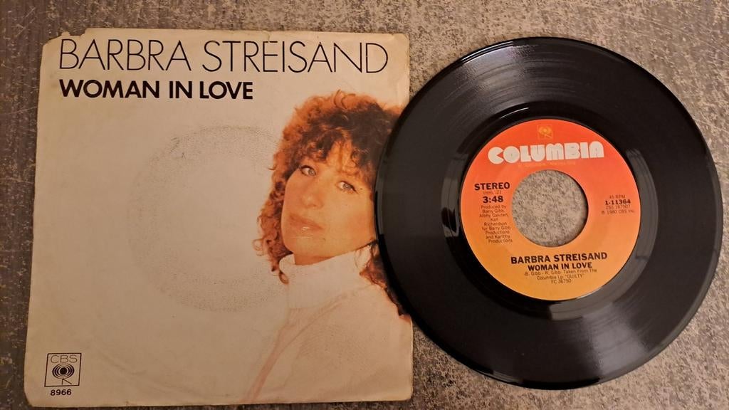 Barbara Streisand  - woman in love, Gebruikt, 7 inch, Single, Ophalen of Verzenden