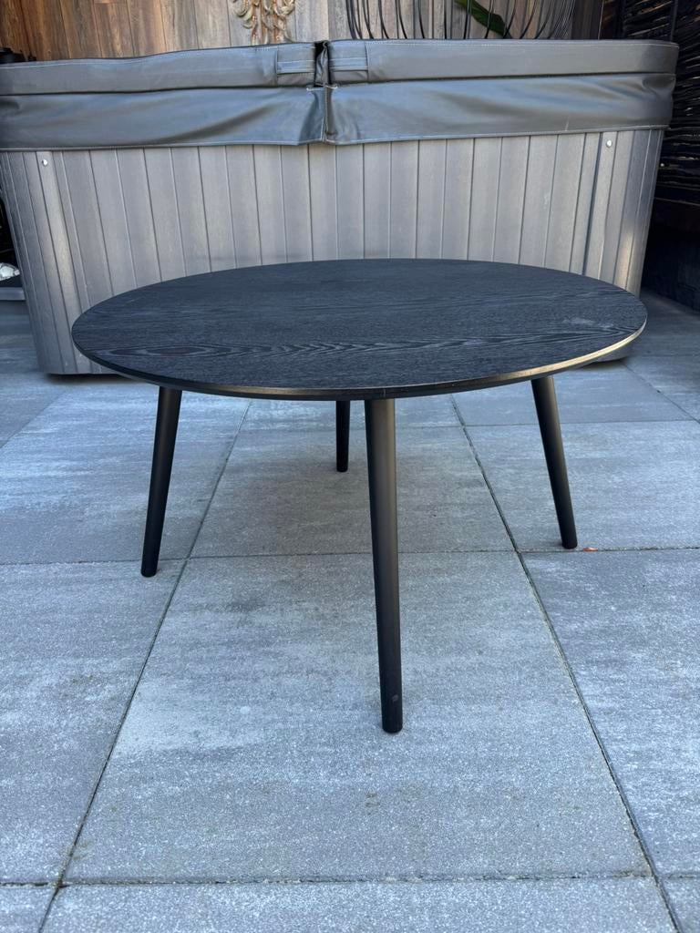 Zwarte salontafel, 50 tot 100 cm, Ophalen of Verzenden, Zo goed als nieuw, Minder dan 50 cm