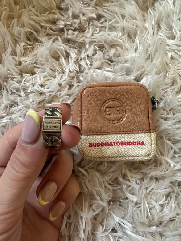 Buddha to buddha ring 16, Ophalen of Verzenden, Dame, Zilver, Kleiner dan 17