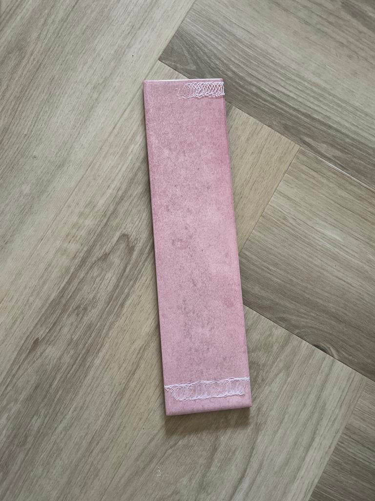Roze tegels Ecoceramic 7x28cm - 3,24m2, Doe-het-zelf en Verbouw, Tegels, Nieuw, Wandtegels, Keramiek, 20 tot 40 cm, Minder dan 20 cm