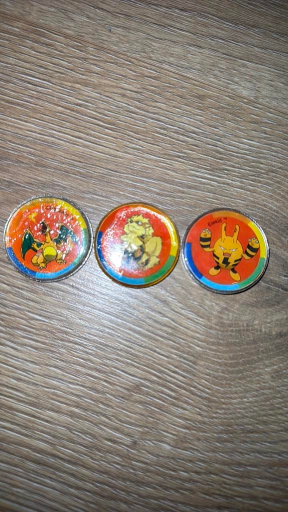 Pokemon 2001 metale munten, Ophalen of Verzenden, Gebruikt