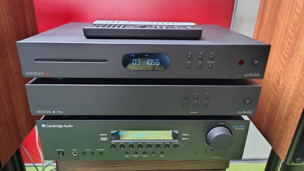 Cambridge Audio Azur 540R v.3, 6000N Play streamer, Audio, Tv en Foto, Versterkers en Receivers, Zo goed als nieuw, Overige merken