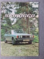 Leaflet VW SCIROCCO - 1977 Engels, Boeken, Verzenden, Gelezen, Volkswagen