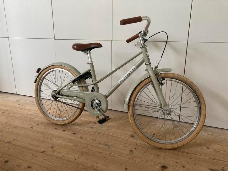Veloretti Junior Pebble Grey Kinderfiets 20 inch lichtgrijs, Fietsen en Brommers, Fietsen | Meisjes, Gebruikt, 20 inch, Handrem