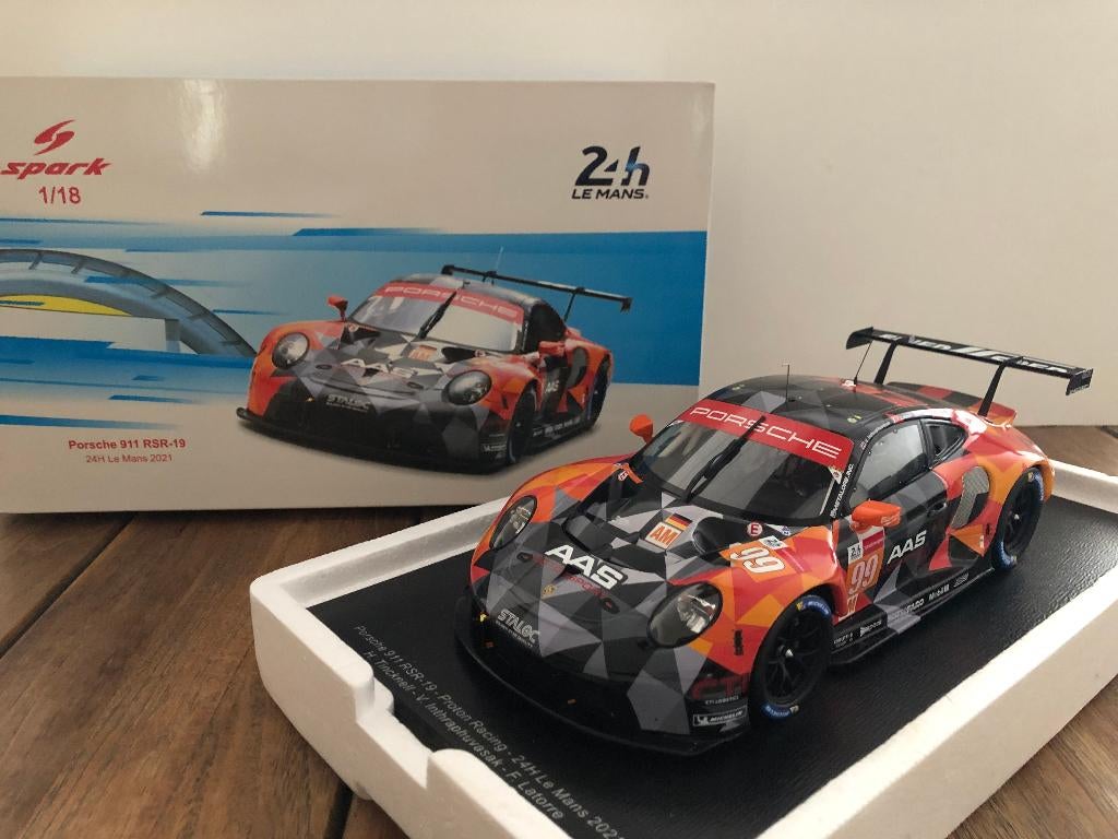 Spark Porsche 911 RSR-19 Proton 24H Le Mans 2021 (Nieuw), Ophalen of Verzenden, Nieuw, Auto, Overige merken