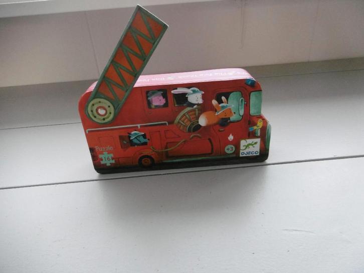 PUZZEL 16 STUKJES VAN DJECO BRANDWEER, Kinderen en Baby's, Speelgoed | Kinderpuzzels, Zo goed als nieuw, 2 tot 4 jaar, 10 tot 50 stukjes