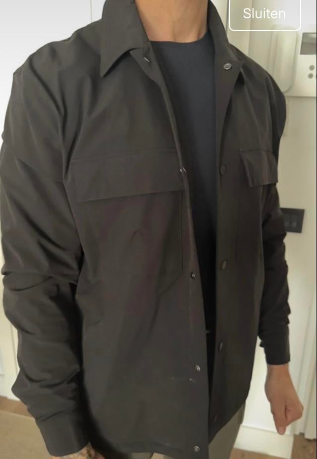 Zara Overshirt Regenjas Heren - Zwart, Maat L, Ophalen of Verzenden, Nieuw, Maat 52/54 (L), Zwart