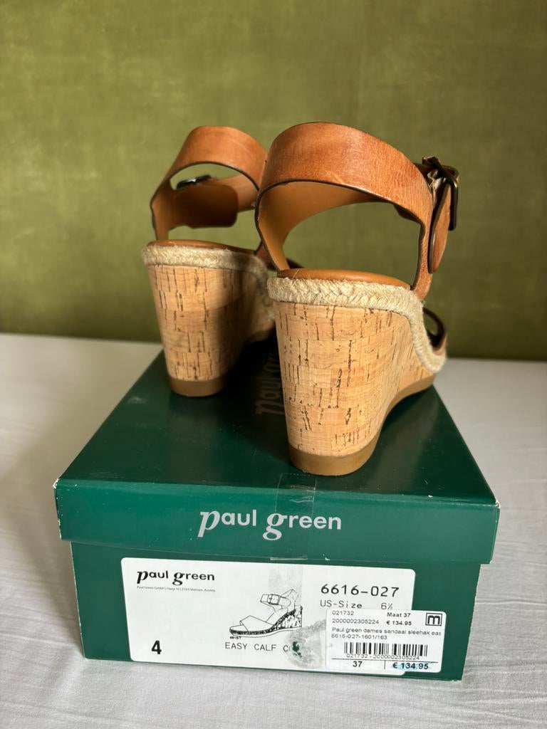 Zgan Paul Green sandalen mt 37 bruin sleehak, Kleding | Dames, Schoenen, Bruin, Zo goed als nieuw, Sandalen of Muiltjes, Ophalen of Verzenden