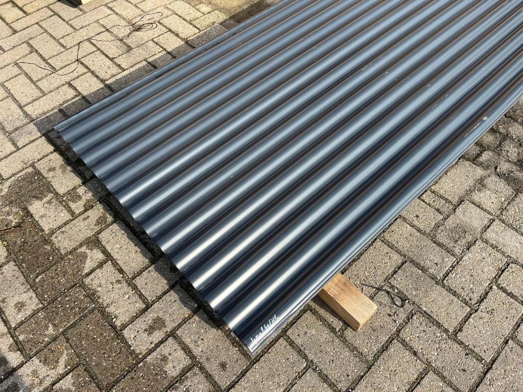 Dakplaten | Wandplaten | Golfplaten | Dakpanplaten, Zwart, Nieuw, 15 m² of meer, Metaal