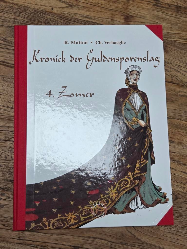 Kroniek der Guldensporenslag -  Talent luxe groot formaat, Eén stripboek, Ophalen of Verzenden, Zo goed als nieuw, Christian Verhaeghe