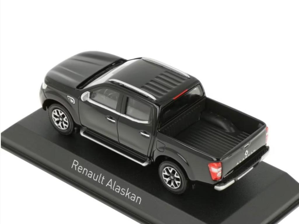 Renault Alaskan 2017 Zwart schaal 1:43 NOREV ref: 518351, Verzenden, Nieuw, Auto, Norev