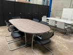 Ovalen Design Vergadertafel AH-TUBE, Ophalen of Verzenden, In hoogte verstelbaar, Nieuw, Bureau