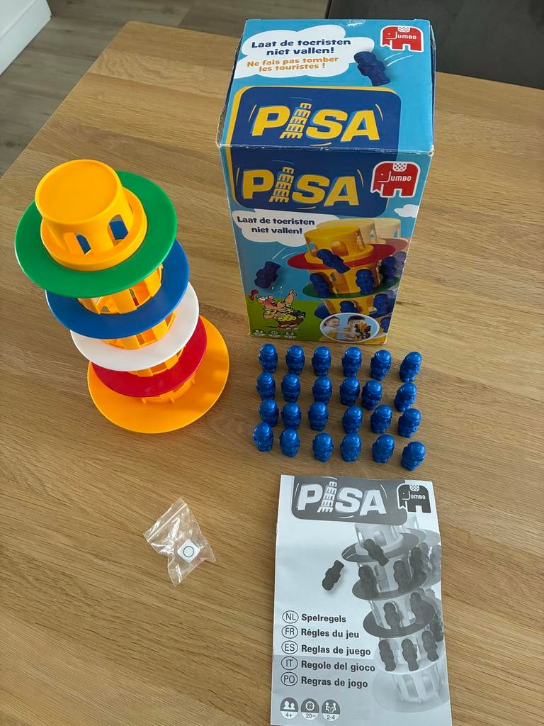 Gezelschapsspel Toren van Pisa - Jumbo, Drie of vier spelers, Ophalen of Verzenden, Gebruikt