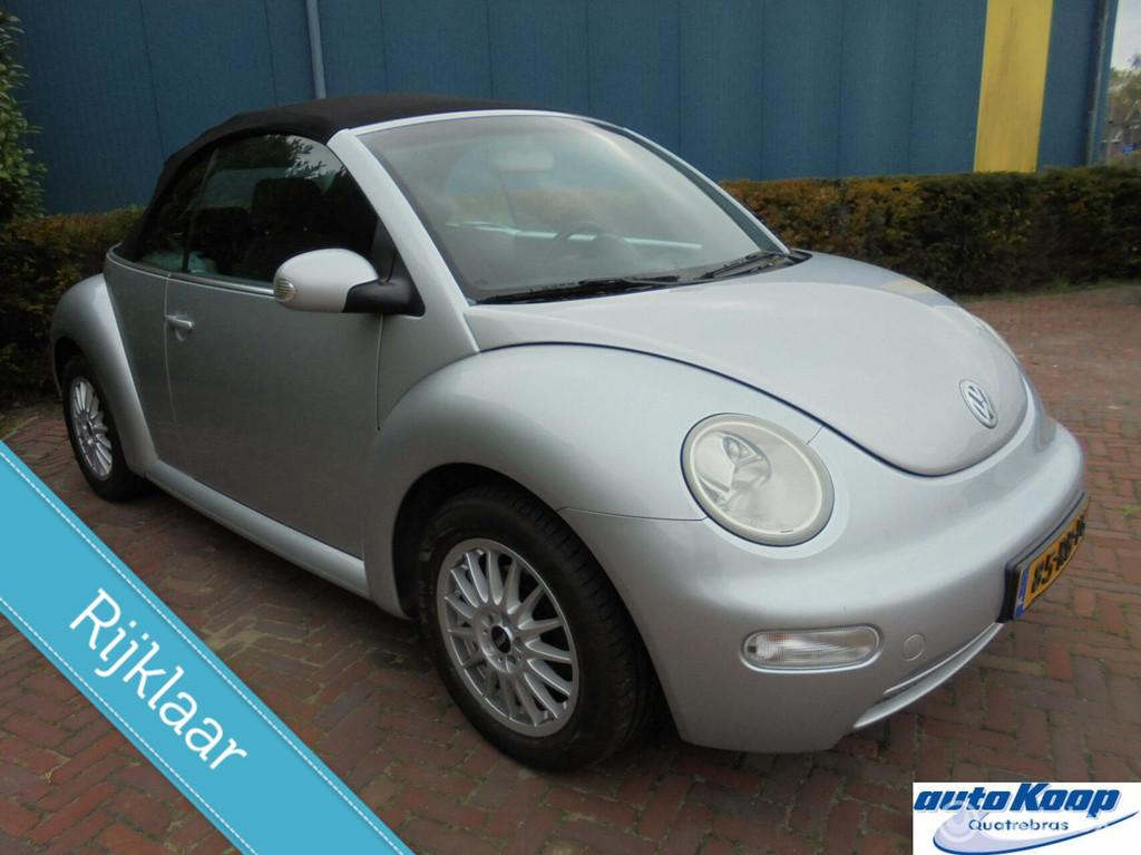 Volkswagen New Beetle Cabriolet 1.6 Highline Apk 24-03-2027, Auto's, Stof, Gebruikt, Beetle (Kever), 4 cilinders