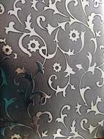 Decoratieve opbergdoos / doos kist met patroon zilver grijs, Ophalen of Verzenden, Gebruikt, Minder dan 50 cm, Minder dan 50 cm