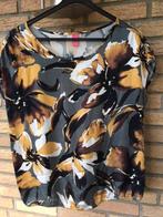 Kyra & Ko / Kyro&Ko top groen grijs okergeel mt 36 - 38, Verzenden, Zo goed als nieuw, Korte mouw, Grijs