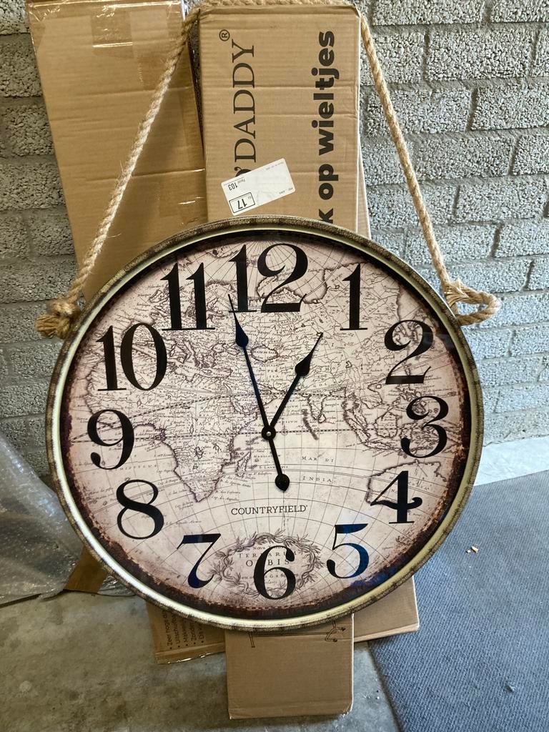 Mooie klok, Ophalen, Zo goed als nieuw, 50 tot 75 cm, Schilderij