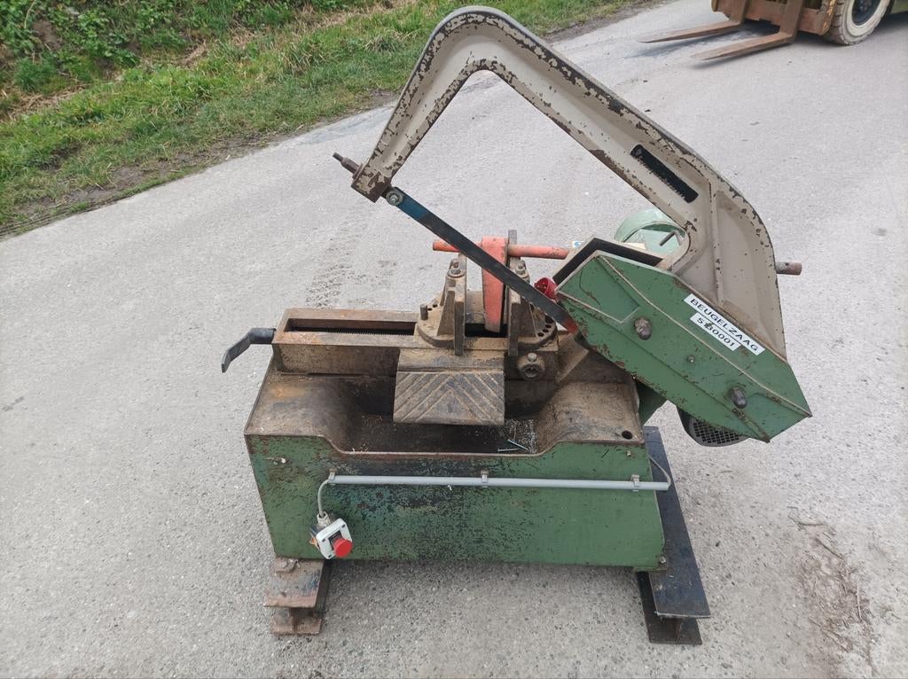 2 Zware/grote metaalzaag machines, Doe-het-zelf en Verbouw, Ophalen, Gebruikt