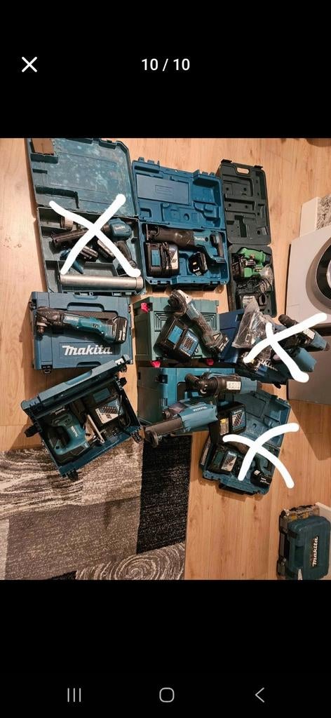 Makita gereedschap set, Ophalen of Verzenden, Zo goed als nieuw