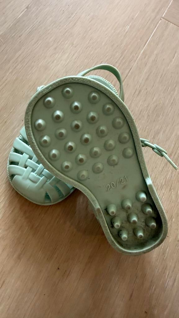 Groene waterschoentjes maat 20/21 strand, Ophalen of Verzenden, Gebruikt, Jongen of Meisje, Schoenen