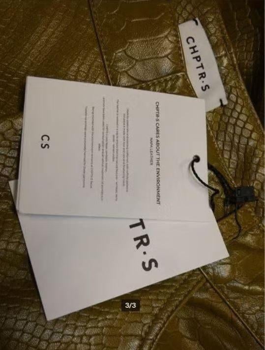 CHPTR-S - 100% leren broek maat 40 Nieuw €725 - CHPTRS, Maat 38/40 (M), Nieuw, Ophalen of Verzenden, X