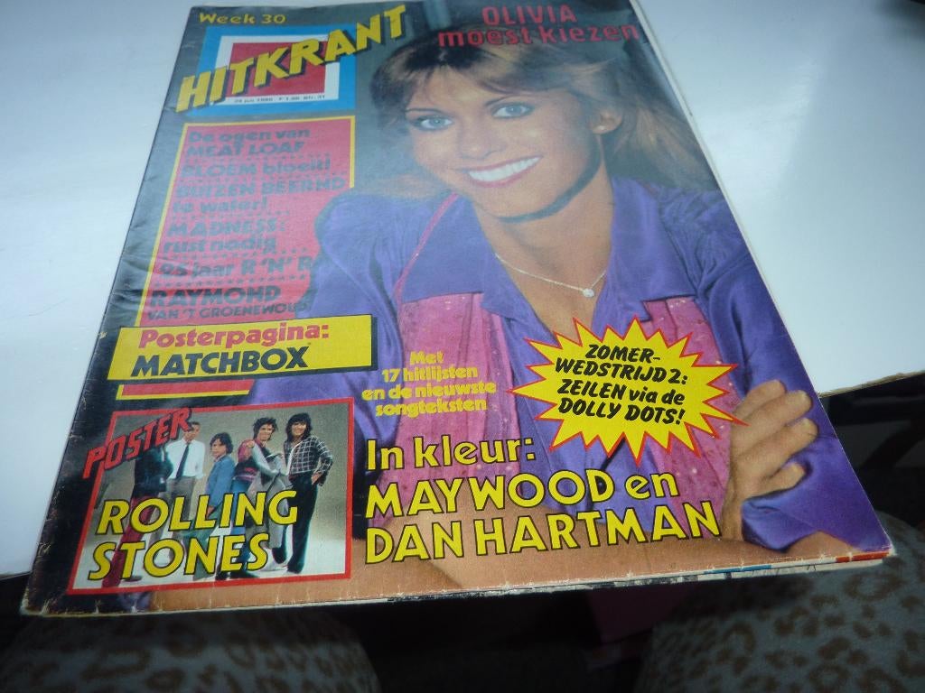 HITKRANT NR 30 1980-NORMAAL-STONES-MAYWOOD-BABE-DOLLY DOTS, Verzamelen, Verzenden, 1960 tot 1980, Tijdschrift