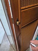 Louvre deurtjes met spiegel, Doe-het-zelf en Verbouw, Deuren en Horren, Gebruikt, 80 tot 100 cm, Binnendeur, Ophalen of Verzenden