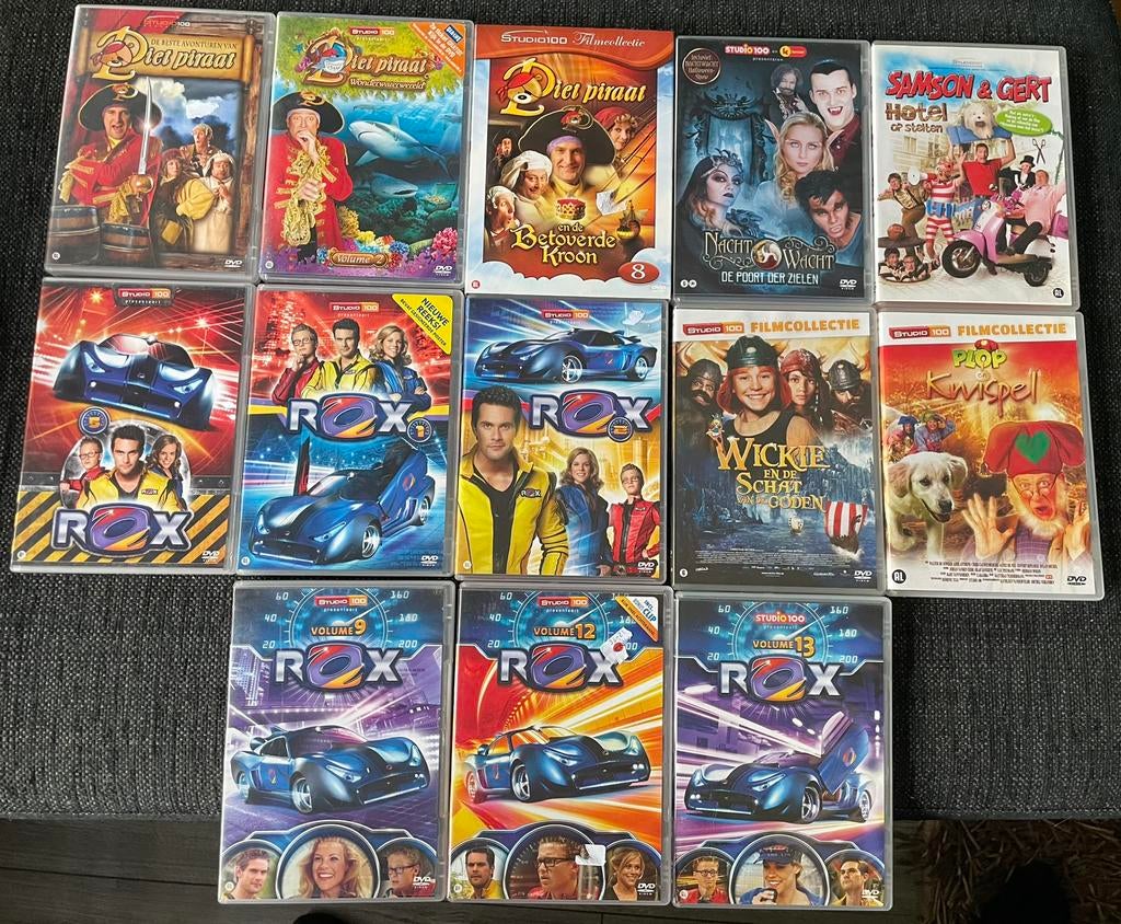 Studio 100 Dvd's (13x), Alle leeftijden, Ophalen of Verzenden, Zo goed als nieuw