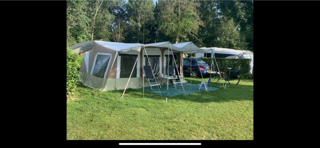 Trigano Olympe vouwwagen uit 2014 - Ruime gezinswagen, Ophalen, Trigano, Beige, Aanwezig