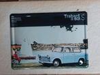 Trabant 601S metaal kaart Retro Vintage auto metal card, Ophalen of Verzenden, Nieuw, Auto's