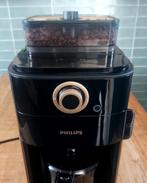 Philips Grind & Brew HD7768 Koffiezetapparaat - Kopermetaal, Gebruikt, 10 kopjes of meer, Koffiemachine, Ophalen of Verzenden