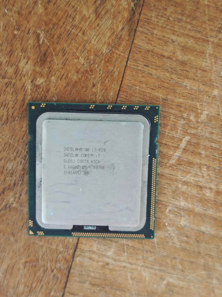 Intel Core i7-920 Processor 2.66GHz, Computers en Software, Processors, Intel Core i7-920, 4-core, Gebruikt, LGA1366