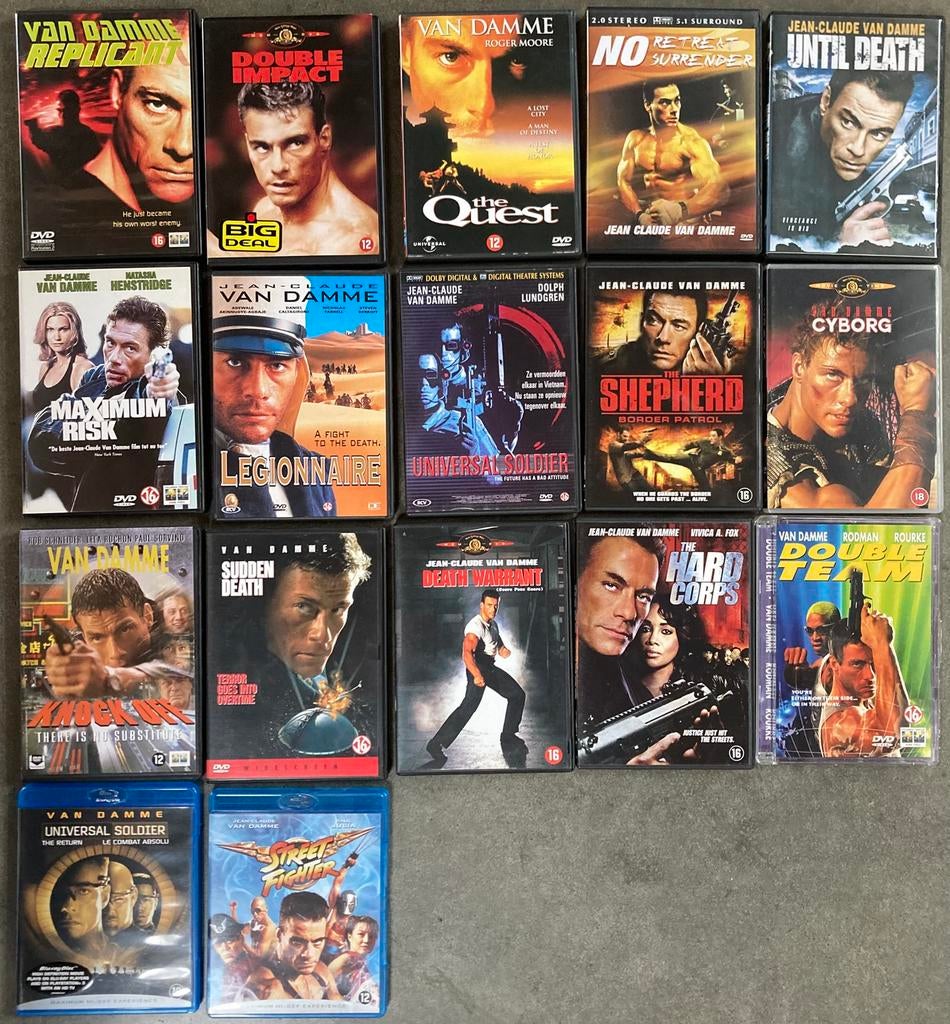 DvD’s Jean Claude van Dam, Rolph Lundgren etc., Alle leeftijden, Ophalen of Verzenden, Zo goed als nieuw