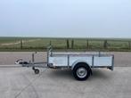 Enkelasser enkelas aanhanger geremde uitvoering 1350kg, Ophalen, Gebruikt