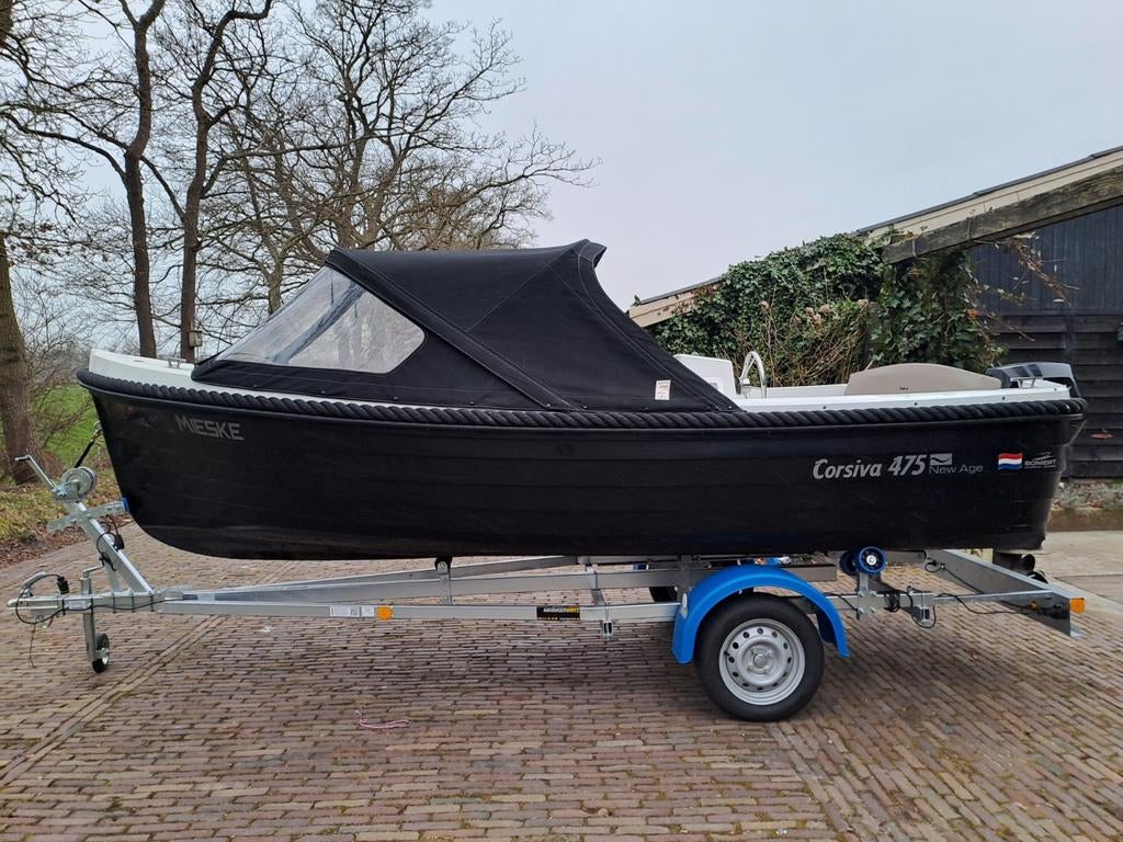 Corsiva 475 New Age Mercury 15 pk, Watersport en Boten, 10 tot 30 pk, Gebruikt, Ophalen of Verzenden, 3 tot 6 meter