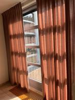 Gordijnen, Huis en Inrichting, Stoffering | Gordijnen en Lamellen, Ophalen, 100 tot 150 cm, Bruin, 200 cm of meer