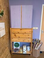 IVAR IKEA kast zelf samengesteld - Hout en Lila, Ophalen, Gebruikt
