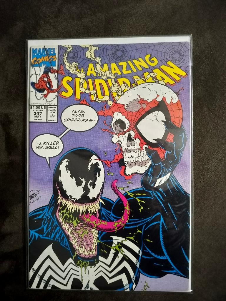 Amazing Spider-Man #347, Boeken, Strips | Comics, Eén comic, Amerika, Ophalen of Verzenden, Zo goed als nieuw