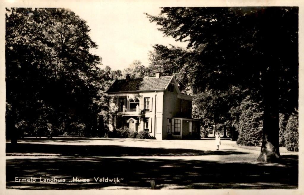 Ermelo Landhuis Huize Veldwijk # 547, Verzenden, 1940 tot 1960, Gelopen, Gelderland