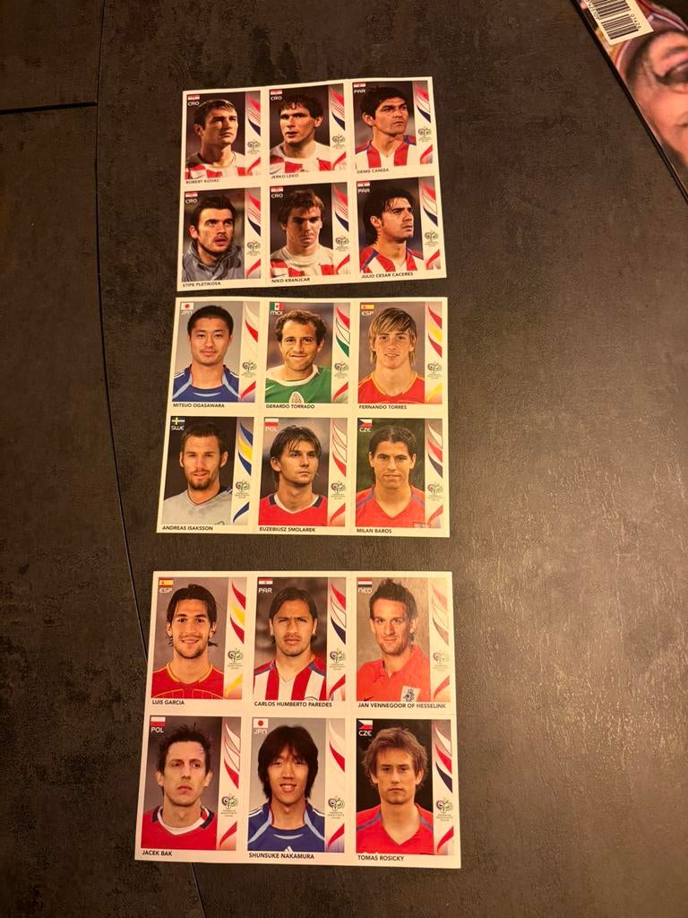 Voetballer stickers, Ophalen of Verzenden, Zo goed als nieuw, Meerdere stickers