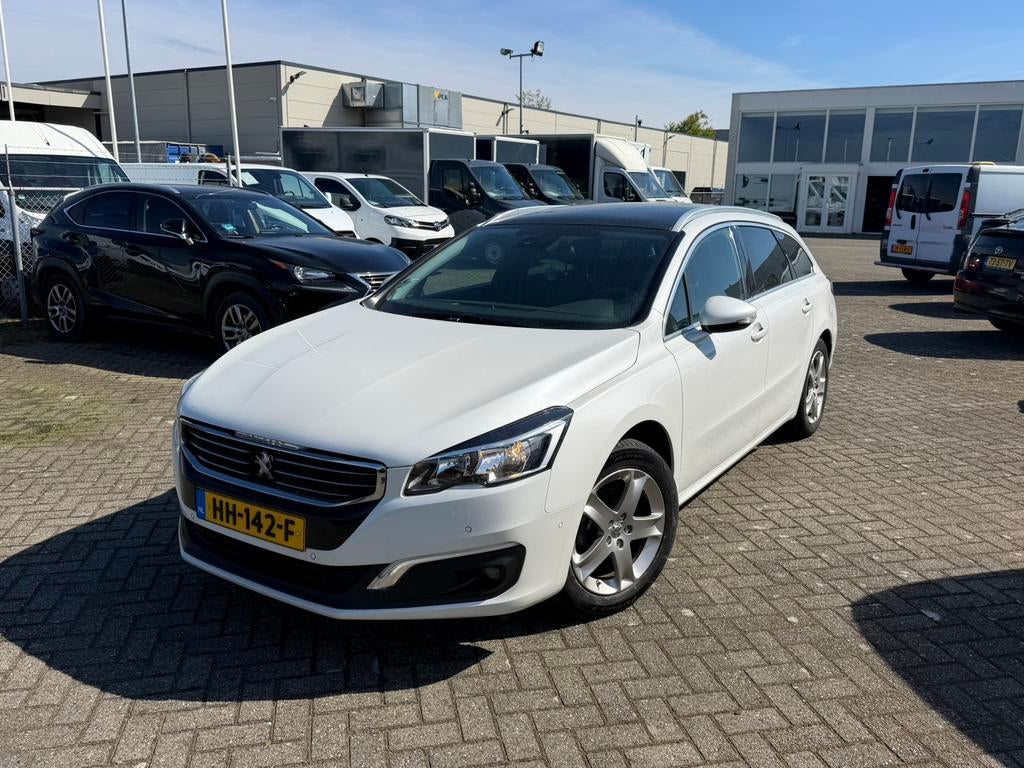 Peugeot 508 1.6 executive E-hdi 84KW SW 2-TRONIC 2015 Wit, Auto's, Peugeot, Wit, Origineel Nederlands, Diesel, 1560 cc