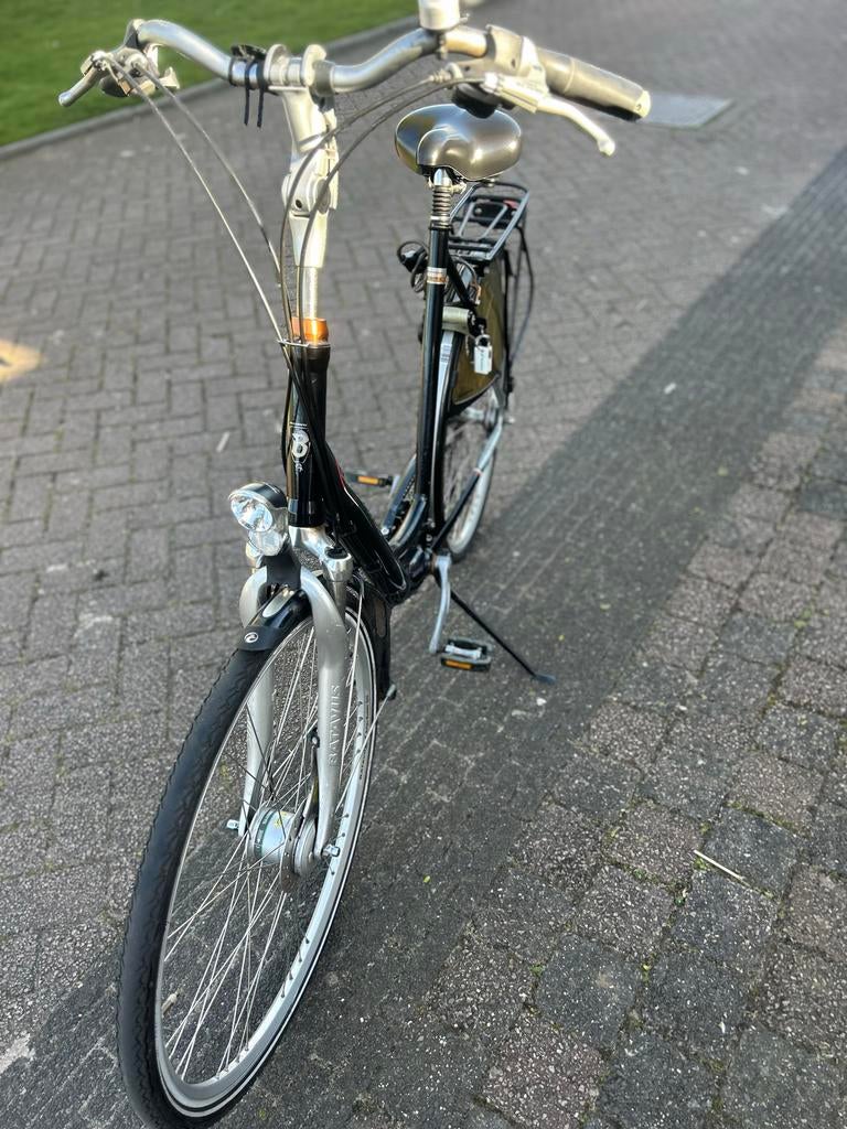 Batavus damesfiets zwart 24 versnellingen, Fietsen en Brommers, Fietsen | Dames | Damesfietsen, Ophalen, Versnellingen, Batavus