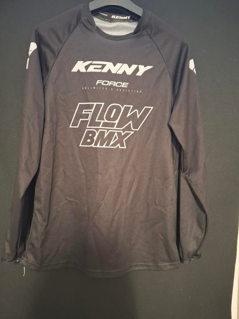 Kenny Flow BMX Shirt Maat XS - Zwart, XS, Kinderen, Ophalen of Verzenden, Zo goed als nieuw