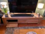 Eiken houten TV-meubel 185x45cm, Gebruikt, 100 tot 150 cm, Eikenhout, Ophalen of Verzenden