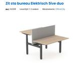 Electrische Zit-sta (Dubbele) bureaus voor kantoor, Huis en Inrichting, Bureaus, Ophalen, In hoogte verstelbaar, Zo goed als nieuw