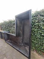 Voorgevormde polyester vijver vijverbak L vorm, Ophalen, Gebruikt