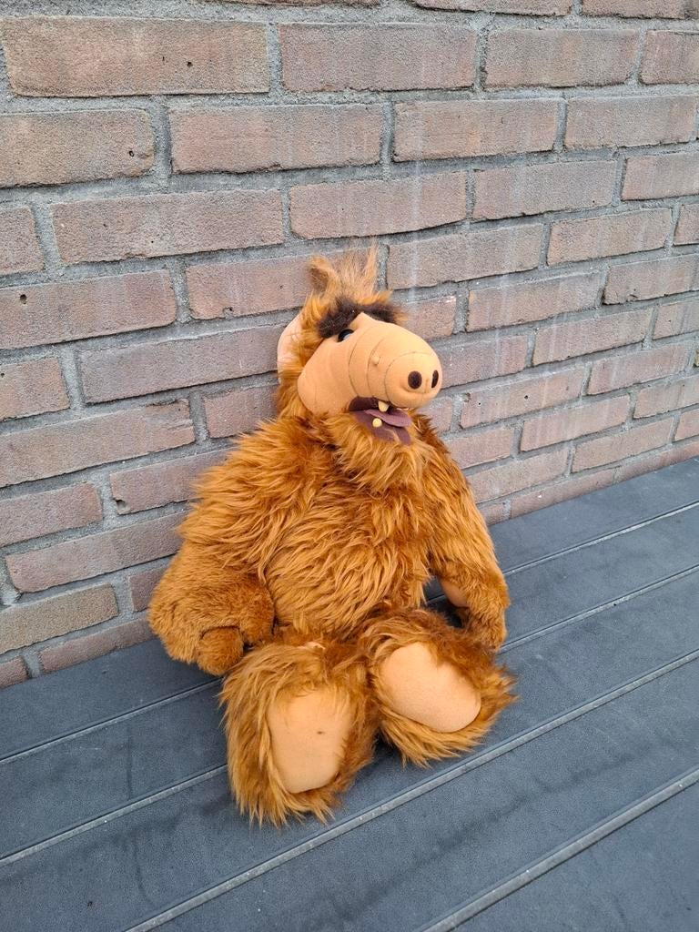 Vintage knuffel alf 1987, Verzamelen, Ophalen of Verzenden, Zo goed als nieuw, Stoffen beer, Overige merken